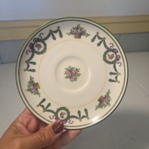 Minton Set Of 4 China Bread Plates Christmas Wreath Swag Garlans Grand Rapids